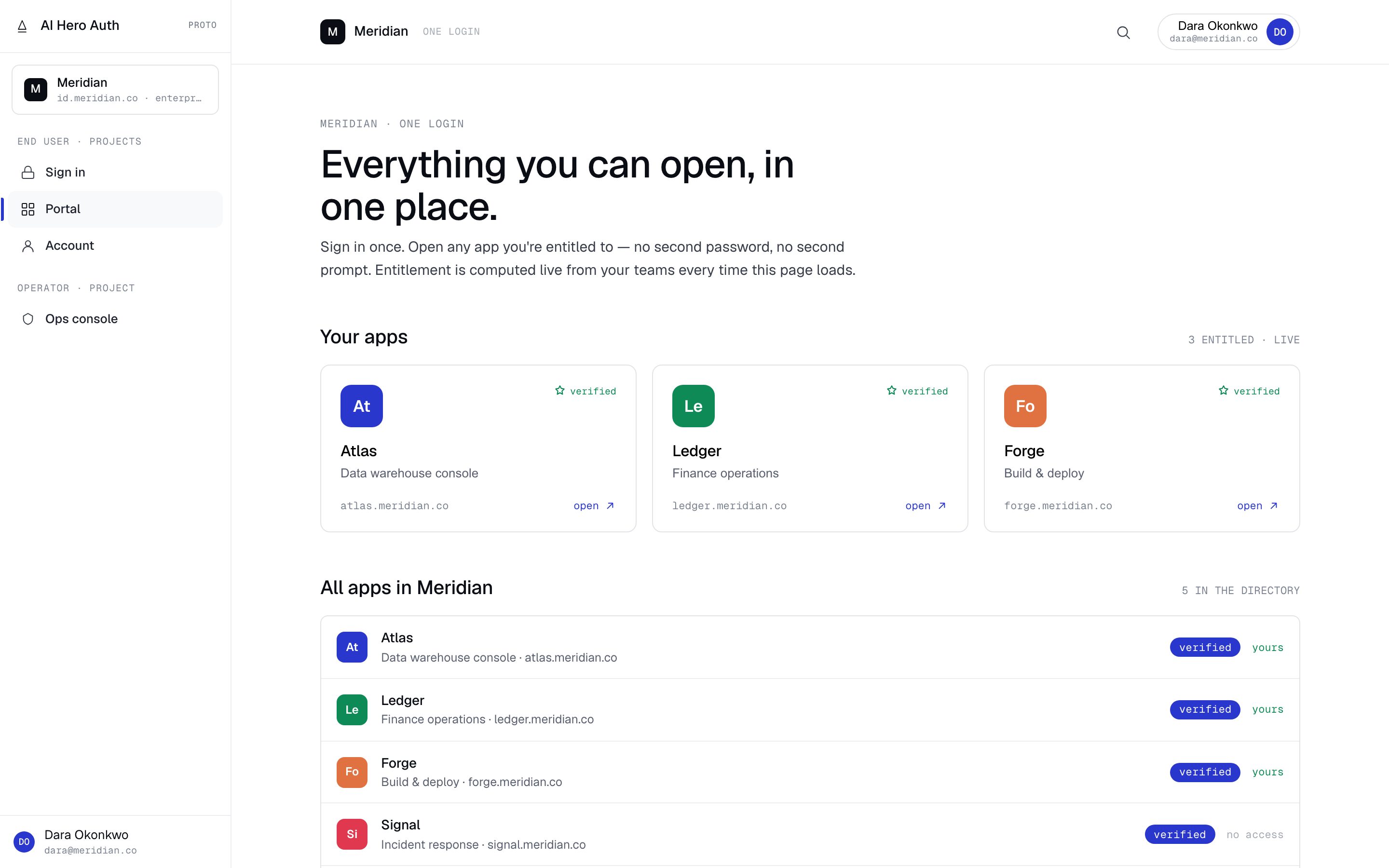 Auth — Identity & access